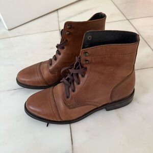 THURSDAY BOOTS - SIZE 8 - Classic Brown Leather Boots